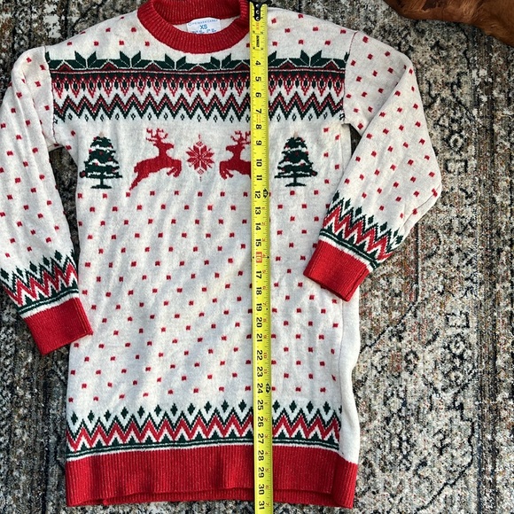 Festive Cozy Christmas/Holiday Knit Sweater Dress - Picture 3 of 9